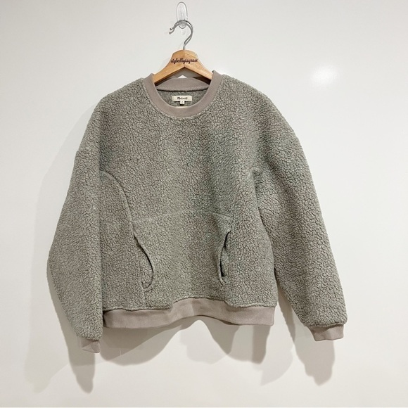 Madewell Polartec® Fleece Crewneck Sweatshirt - Picture 4 of 10